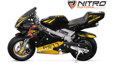 Preview: Nitro Motors PS77 Pocketbike 49cc 6.5 Zoll Minibike Racing